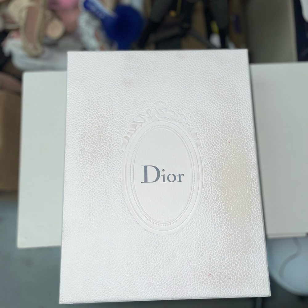 Dior Ivory Embossed Gift Box